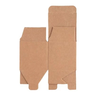 50PCS Brown Kraft Paper Square Wedding Favor Candy Chocolate Gift Party Supply - Image 1 of 4