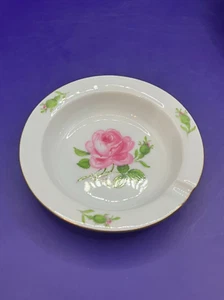 Meissen Ashtray - Small Porcelain Ashtray Cute Small Plate Tray Dish 3.7in - Picture 1 of 7