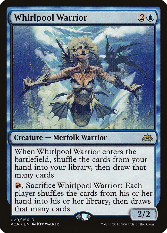 Whirlpool Warrior Planechase Anthology NM Blue Rare MAGIC MTG CARD ABUGames - Image 1 of 1