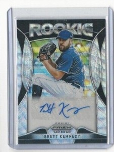 2019 Prizm BRETT KENNEDY Silver Wave Prizm Rookie TRC Auto SP 38/60 #RA-BK