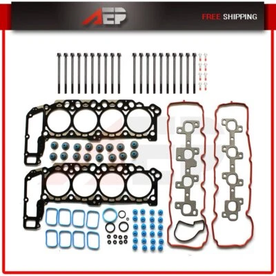 Juego de pernos de junta de culata para Chrysler Aspen Dodge Dakota Jeep Grand Cherokee 2007 Foto 1 de 4