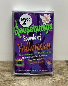 RARE! Vintage 1996 Goosebumps Sounds of Halloween Cassette Tape! New Old Stock! - Picture 1 of 7