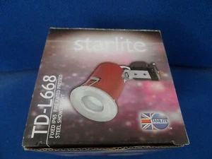 FIXED IP65 FIRE RATED PRESSED STEEL SHOWERLIGHT - Picture 1 of 7