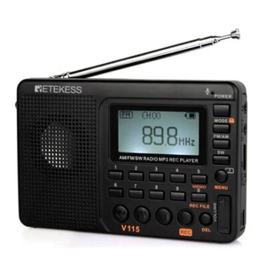 Retekess V115 Radio Portátil Radio AM/FM con Radio Onda Corta Reproductor MP3 - Imagen 1 de 13