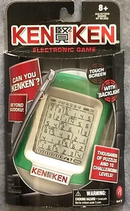 Juego electrónico KENKEN NUEVO EN PAQUETE lápiz óptico 1000s de juegos 10 niveles pantalla táctil retroiluminada - Imagen 1 de 1