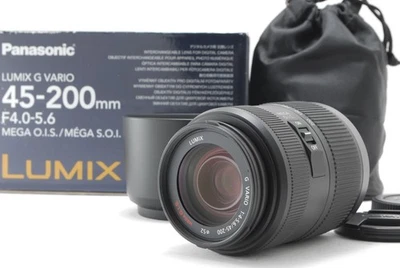 [CASI COMO NUEVO] Lente Panasonic Lumix G Vario 45-200mm f4.0-5.6 Mega... - Imagen 1 de 4
