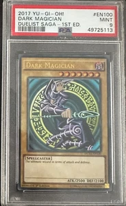 Yu-Gi-Oh! | Duelist Saga 1st Edition | Dark Magician | DUSA-EN100 | MINT 9 - Picture 1 of 2