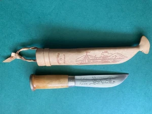 J.MARTTIINI, Messer-PUUKKO, von 1982, aus Rovaniemi, Vitrinen Stück, unbenutzt, - Bild 1 von 12