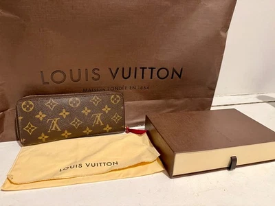 Бумажник женский Louis Vuitton Clémence с монограммой - фуксия - Изображение 1 из 4