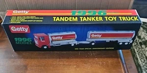 Getty 1996 Tandem Tanker Toy Truck. 3rd Year Special Anniversary Edition - Picture 1 of 12