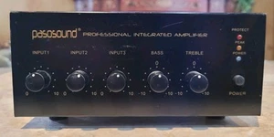 Amplificador Integrado Profesional PasoSound Alpha D3060 60W + 3 Entradas Probadas - Imagen 1 de 10