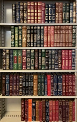 Franklin Library 25th Annv. GREAT BOOKS OF WESTERN WORLD 95 of 96 vols. VGC - Image 1 of 4
