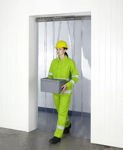 3,5 m (l) x 2,75 m (d) - Kit Strisce per Tenda/Porta in PVC - Strisce 200 mm x 2 mm - Foto 1 di 5