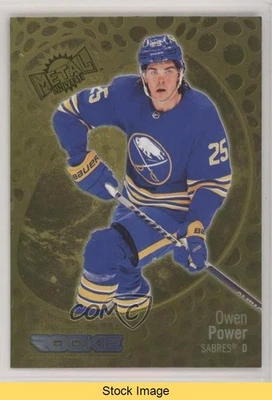 2022-23 Skybox Metal Universe Rookies Gold Spectrum FX Owen Power Rookie RC READ - Image 1 of 3