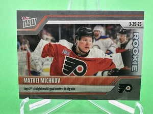 Adesivi MATVEI MICHKOV 2024-25 Topps Now ROOKIE #148 - tiratura #/975 - Foto 1 di 2