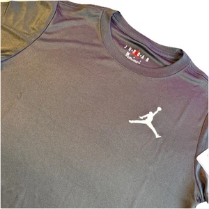 AIR JORDAN Jumpman Dri Fit T-shirt Black Boy’s MEDIUM 10-12 - Picture 1 of 4