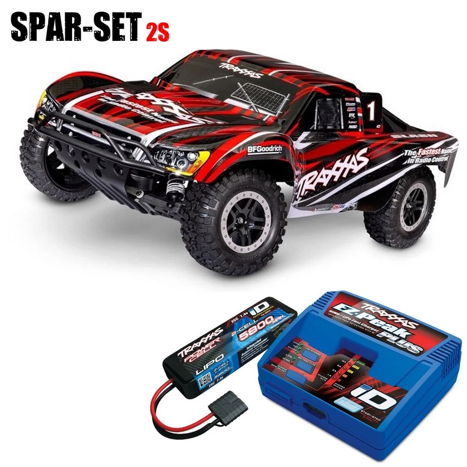 Traxxas 58234-8 Slash 1:10 2WD SC RTR Brushed clipless 2S Spar-Set rot - Bild 1 von 1