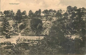 AK - Feldpost - Hüttenlager - Infanterie-Regiment 124 - Erster Weltkrieg - Bild 1 von 2