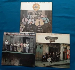 Preservation Hall Jazz Band 3 LP LOT New Orleans Vol I, II, III ex - Imagen 1 de 3