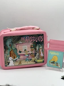 Loungefly Disney The Aristocats Lunchbox Umhängetasche & Geldbörse Set Neu mit Etikett - Bild 1 von 8