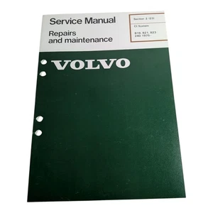 Manual de servicio OEM Volvo CI Systems B19 B21 B23 240 1975 TP 30454/1 - Imagen 1 de 4
