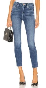 MOTHER The Looker Ankle Groovin' Fray Size 25 Blue Women’s - Picture 1 of 8