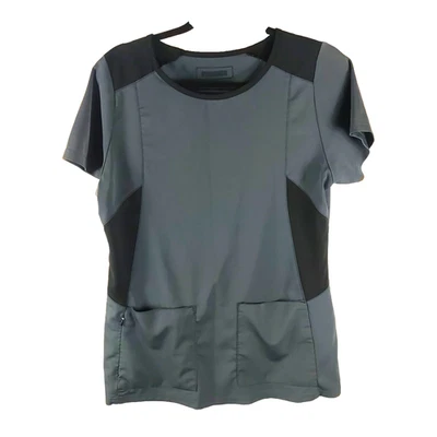 Wonder Wink ? Women's Scrub Top Gray No Iron Size Medium - Image 1 of 4
