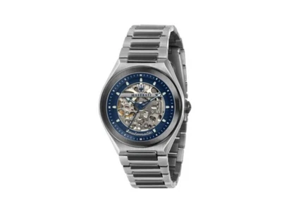 Maserati Triconic Automatic Watch, Blue, 40 mm, Mineral crystal, R8823139003 - Image 1 of 4