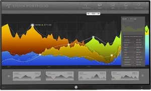 HP Z23n 23-Zoll Monitor IPS FHD 1920x1080 DP HDMI VGA USB 7ms schwarz ohne Fuß - Bild 1 von 7
