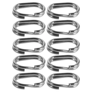 100 Stück Biegeringe aus Edelstahl: ovale offene Biegeringe für Ohrring Armband - Bild 1 von 9