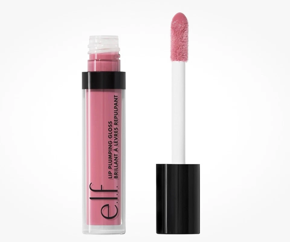 ELF Cosmetics Lip Plumping Gloss Sparkling Rose 9 Ounce