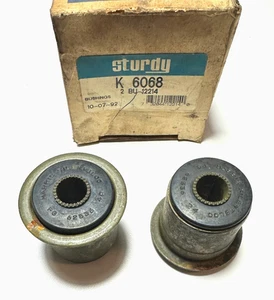 Juego de 2 bujes de brazo de control inferior delantero resistentes para 62-67 Chevy II NOS K-6068 - Imagen 1 de 3
