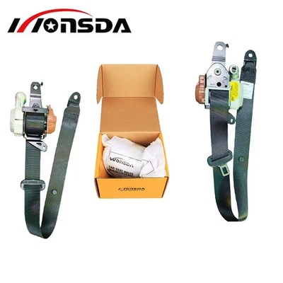 For 2018- 2023 Toyota Camry Rear Left And Right Side Seat Belt Retractor Black - Image 1 of 4