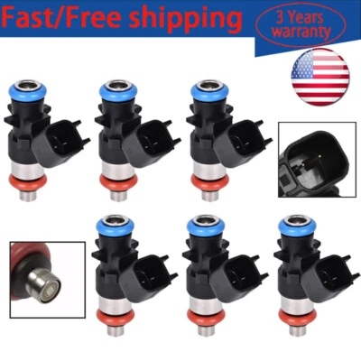 6x Inyector de combustible para Chrysler Town & Country 3,6 L 2011 2012 2013 2014 2015 2016 Foto 1 de 4