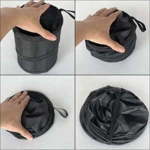 Car Trash Can Car Storage Bucket Spiral Bucket Folding Trash Can Storage Buc _ou - Picture 1 of 8