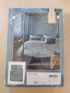 NEU Pip Studio Bettwäsche 200x200/2x80x80 cm Kawai Flow Blue NP 190€ Doppelbett - Bild 1 von 8