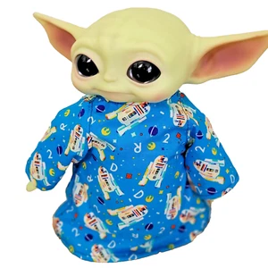 Space Friends Outfit - Vestiti per bambole 11" Mattel The Child baby yoda R2D2 blu - Foto 1 di 6