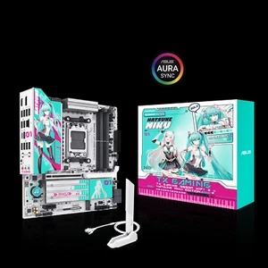 ASUS TX GAMING B850M WIFI S HATSUNE MIKU EDTION AM5 Motherboard - Afbeelding 1 van 4