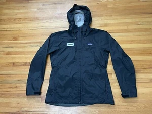 Patagonia Torrentshell Rain Jacket Women's M Black Long Sleeve Zip-Up Hooded - Picture 1 of 12