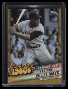 2020 Topps Decades' Best Chrome Series 2 Gold dbc26 Willie Mays 40/50