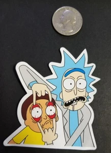 rick and morty sticker *** open your eyes sticker *** cartoon sticker - Picture 1 of 1