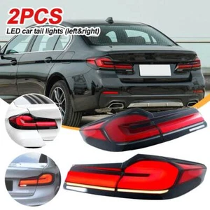 LED Tail Light For BMW 5 Series G30 525 530 535 540 2018-2020 Rear Lamps Pair - Picture 1 of 11