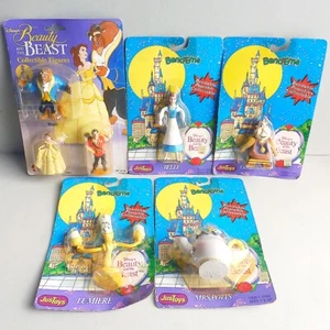 5 Sets / Die Schöne und das Biest Figur Belle, Beast, Gaston, Cogsworth, Lumiere etc. - Bild 1 von 15