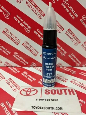 Genuine Toyota Lexus OEM Touch Up Paint Blue Streak Metallic  00258008T721 8T7 Foto 1 de 2