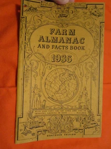 1936 Ford Almanac-FULL YEAR IN ONE BOOKLET: 48-Pages; Measures 4-3/4"X 7-5/8" - Picture 1 of 11