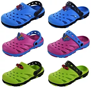 Clogs Pantoletten Hausschuhe Badeschuhe Sandalen Gartenclogs 30,31,32,33,34,35 - Bild 1 von 31