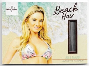 2025 BENCHWARMER GIRLS OF SUMMER ALLIE MASON BEACH HAIR CARD ONE OF ONE /1 1/1 - Picture 1 of 2