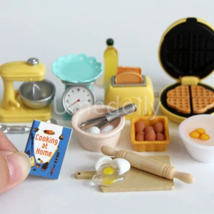 21 Teile Miniatur Puppenhaus 1/12 Küche Set Backen Kochen Möbel Zubehör - Bild 1 von 12