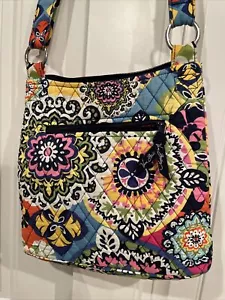 Vera Bradley Sweetheart Tote Bag Handtasche mit Geldbörse Blumenmuster Reißverschluss - Bild 1 von 11
