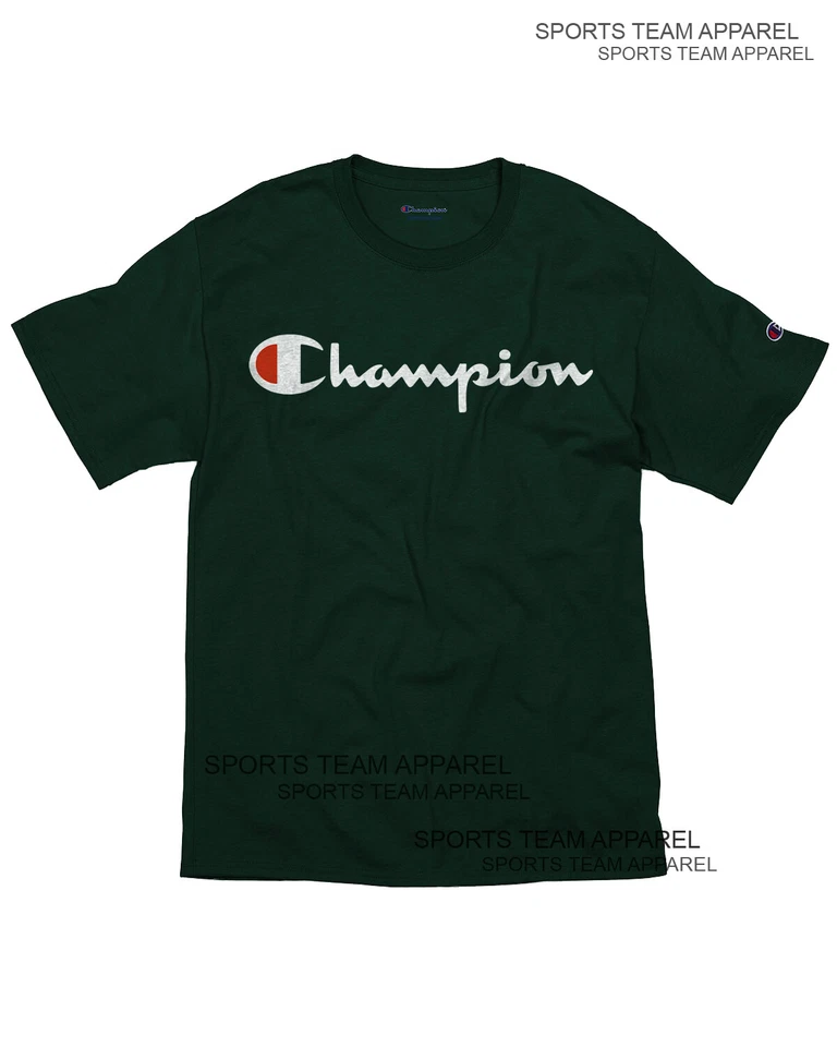 Camiseta Champion masculina jersey ajuste clássico logotipo script  - Imagem 1 de 1